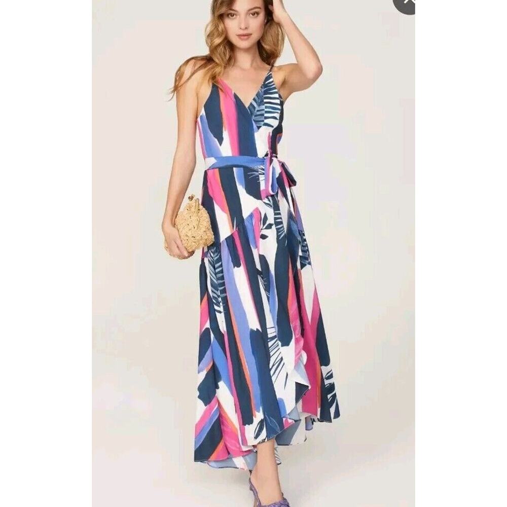 Hutch Wrap Dress Medium Elma Colorful